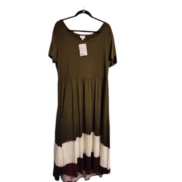 LuLaRoe Riley Midi Dress NWT - Picture 1 of 3